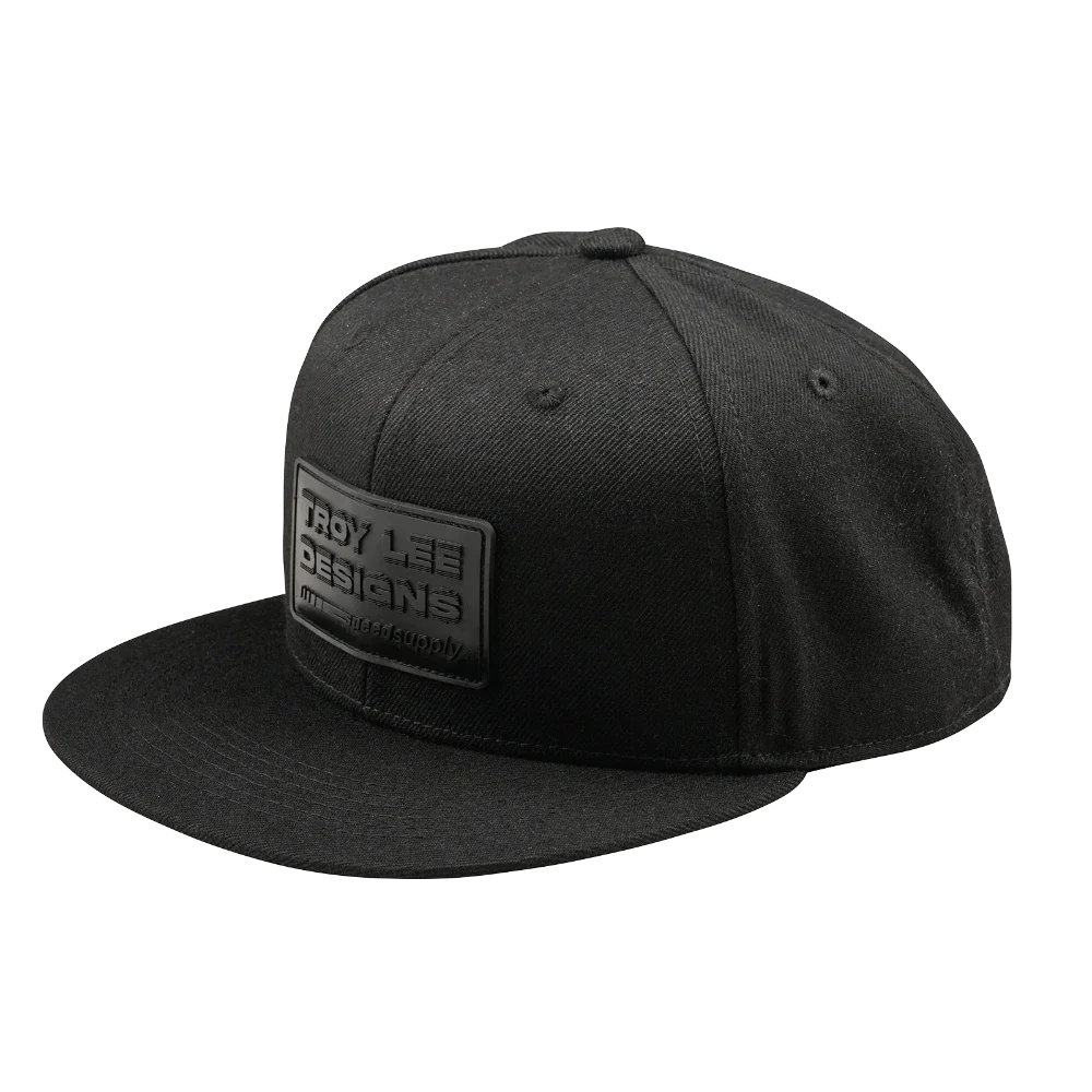 Flat Bill Snapback Factory Black