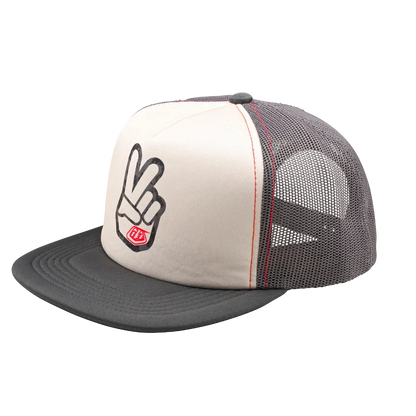 Trucker Snapback Peace Out Vintage White / Carbon
